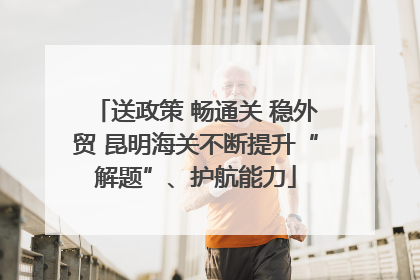 送政策 畅通关 稳外贸 昆明海关不断提升“解题”、护航能力