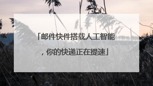 邮件快件搭载人工智能，你的快递正在提速
