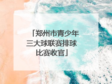 郑州市青少年三大球联赛排球比赛收官