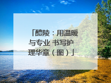 醴陵：用温暖与专业 书写护理华章（图）