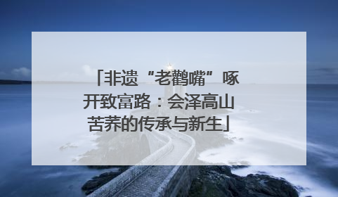 非遗“老鹳嘴”啄开致富路：会泽高山苦荞的传承与新生