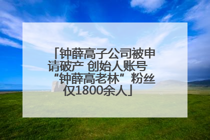 钟薛高子公司被申请破产 创始人账号“钟薛高老林”粉丝仅1800余人
