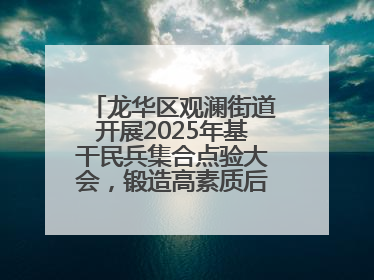 龙华区观澜街道开展2025年基干民兵集合点验大会，锻造高素质后备力量