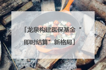 龙泉构建医保基金“即时结算”新格局