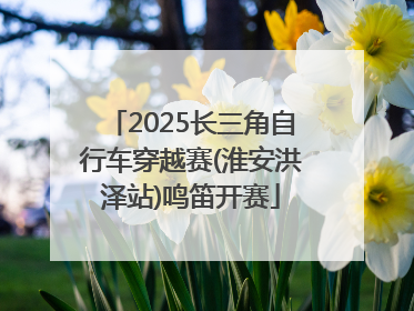 2025长三角自行车穿越赛(淮安洪泽站)鸣笛开赛