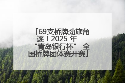 69支桥牌劲旅角逐！2025 年 “青岛银行杯” 全国桥牌团体赛开赛