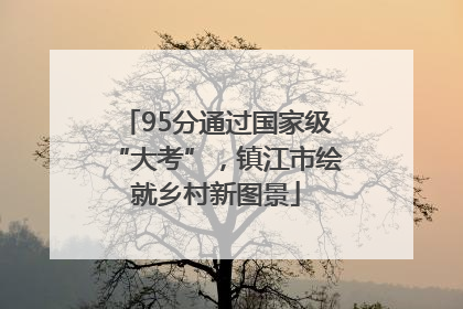 95分通过国家级“大考”，镇江市绘就乡村新图景
