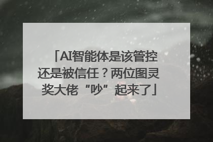 AI智能体是该管控还是被信任？两位图灵奖大佬“吵”起来了